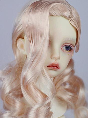 BJD Wig Girl Silver Gray/Go...