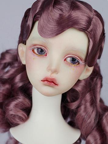 BJD Wig Girl Pink/Black/Whi...