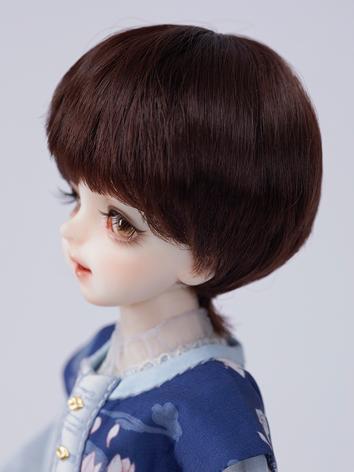 BJD Golden brown wig of 1/6...