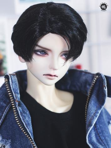 BJD Wig Boy Short Curly Hair Wig for SD/MSD/YOSD Size Ball-jointed Doll ...
