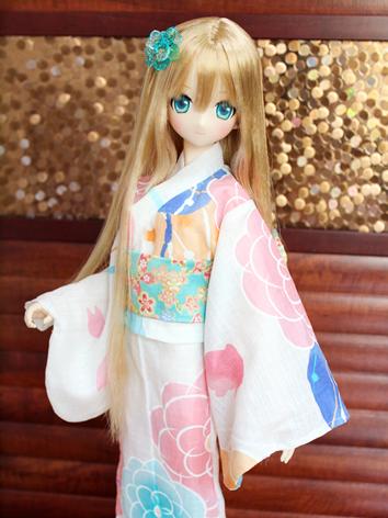 BJD Clothes Girl Yukata Kimino Outfit for SD/MSD size Ball-jointed Doll
