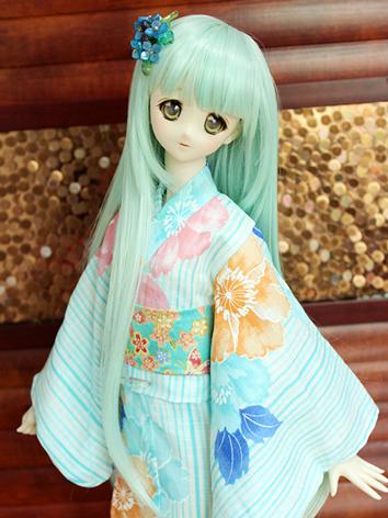 BJD Clothes Girl Yukata Kimino Outfit for SD/MSD size Ball-jointed Doll