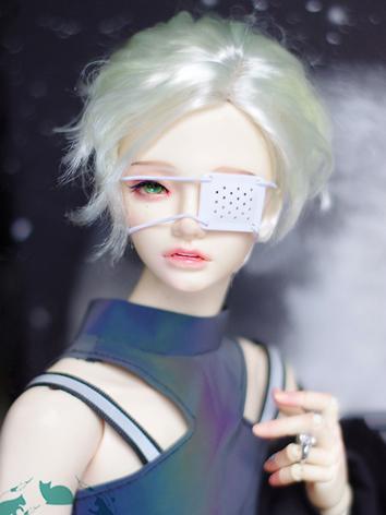 BJD Wig Girl White/Brown/Black Wig Hair for SD/MSD/YOSD Size Ball-jointed Doll