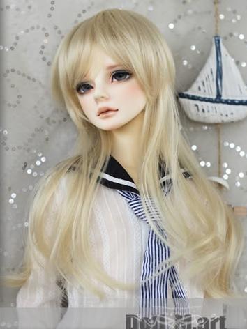 BJD Wig Girl Gold Wig Hair ...