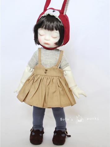BJD Suspender Skirt Girl for 1/6 YOSD Size Ball-jointed Doll