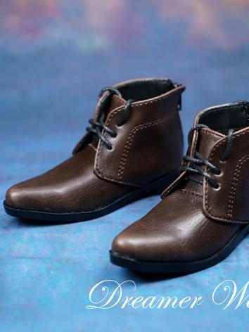 BJD Shoes Boy Retro Brown Shoes for MSD/SD/70CM Ball-jointed Doll