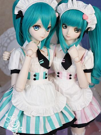 BJD Clothes Girl Maid Outfi...