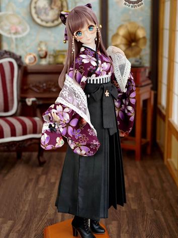 BJD Clothes Girl Kimono Set...