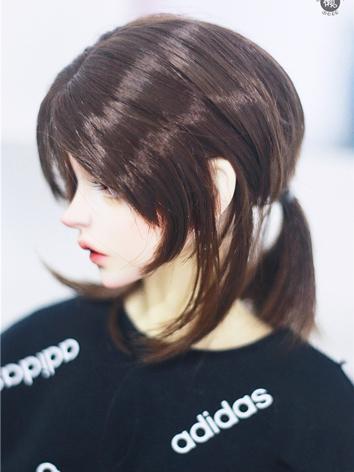 BJD Wig Boy/Girl Dark Brown...