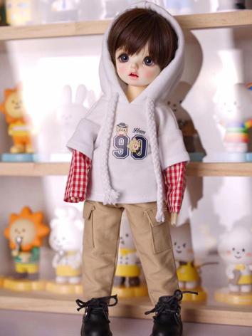 BJD Clothes Girl/Boy White ...