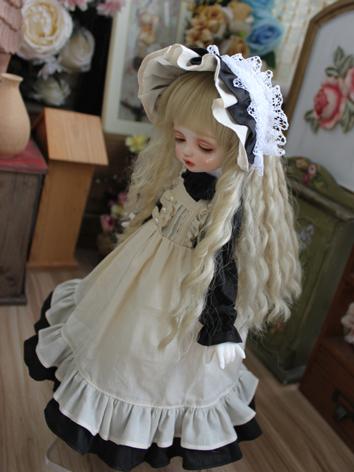 BJD Clothes Girl Western Style Black Dress for SD/MSD/YOSD Size Ball-jointed Doll