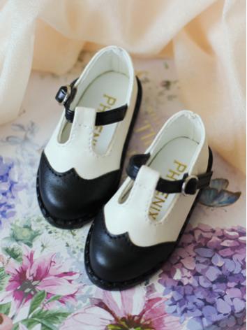 BJD 1/6 1/4 Shoes Girl Coff...