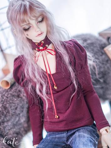 BJD Clothes Girl/Boy Wine/Black Top for MSD/SD/SD17/70CM size Ball-jointed Doll