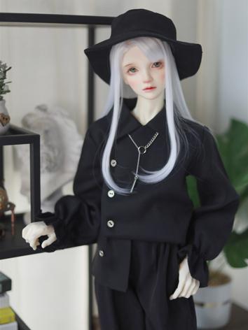 BJD Clothes Black Shirt A36...