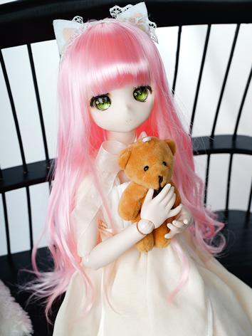 BJD Wig Girl Long Curly Hair for SD/MSD/YOSD Size Ball-jointed Doll