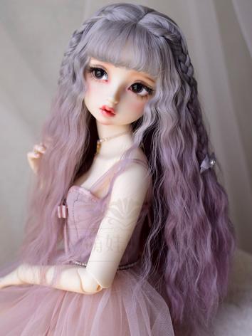 BJD Wig Girl Long Curly Hai...