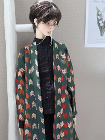 BJD Clothes Green Coat A371...