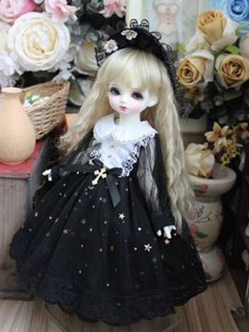 BJD Clothes Girl Black West...