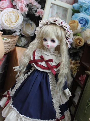 BJD Clothes Girl Western Style Dress for MSD/YOSD Size Ball-jointed Doll