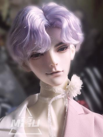 BJD Wig Boy Wig Purple Shor...