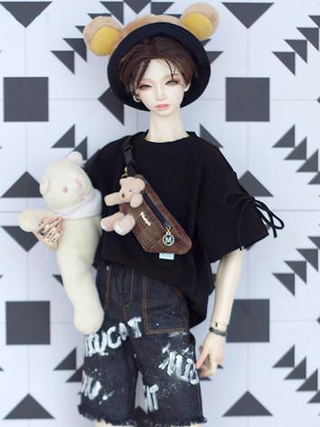 BJD Pink/Brown Bag for MSD/...