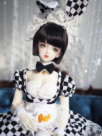 1/3 Clothes BJD Girl White&...