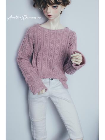 BJD Clothes Boy Pink Round Neck T-shirt for SD/70CM Ball-jointed Doll