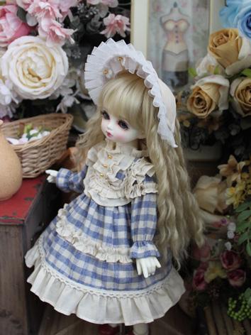 BJD Clothes Girl Blue Weste...