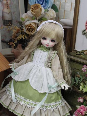 BJD Clothes Girl Green West...