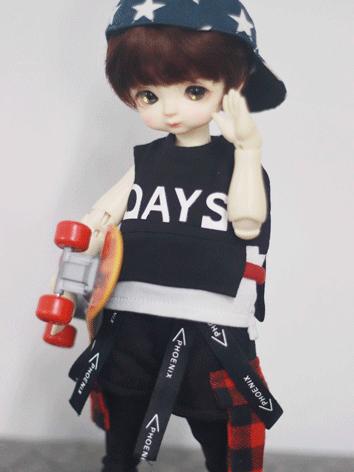 BJD Clothes Girl/Boy Tops and Trousers Rock Outfit Suit for YOSD/MSD/SD Ball-jointed Doll