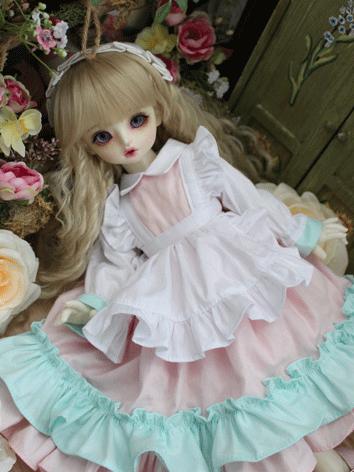 BJD Clothes Girl Pink Weste...