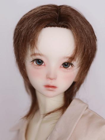 BJD Wig Boy Brown/Silver Sh...