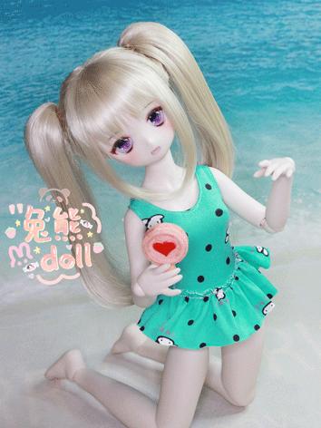 BJD Clothes Girl Green Swim...