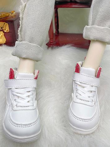 BJD Shoes Girl/Boy White Sp...