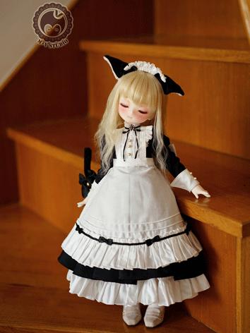 BJD Clothes Girl Apron Dres...