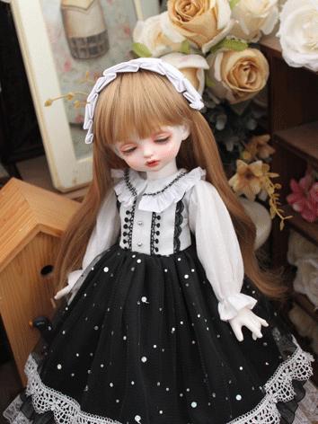 BJD Clothes Girl Black West...