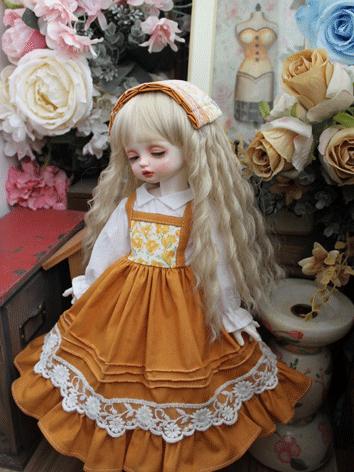 BJD Clothes Girl Orange Wes...