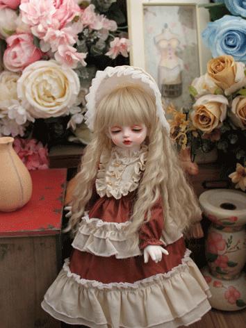 BJD Clothes Girl Brown West...