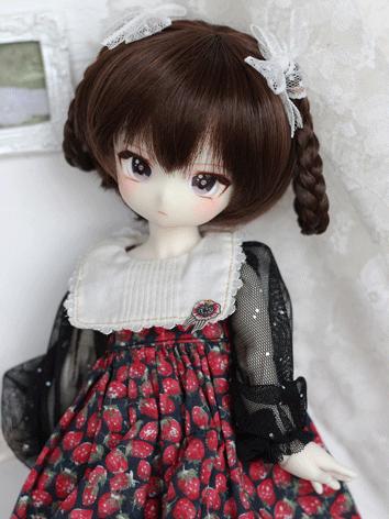 BJD Wig Girl Beige/Light Go...