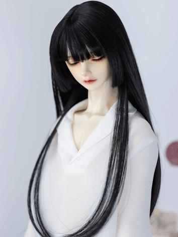 BJD Wig Girl/Boy Black/Silv...