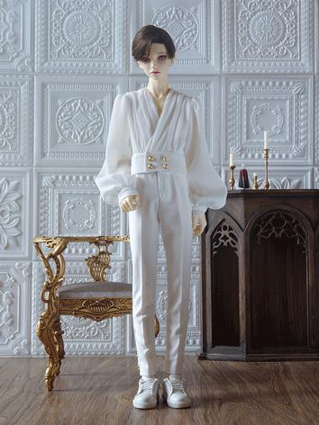 BJD Clothes Boy White/Black...