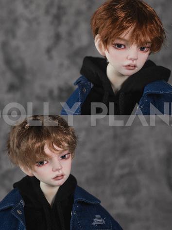 BJD Wig Boy Brown/Light Bro...