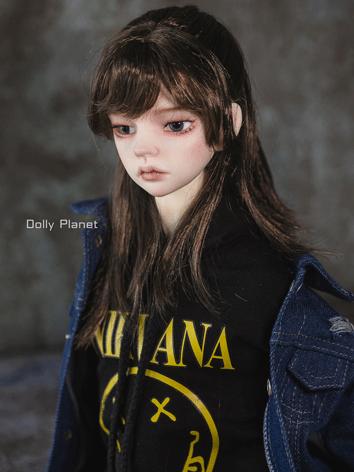 BJD Wig Girl/Female Dark Br...