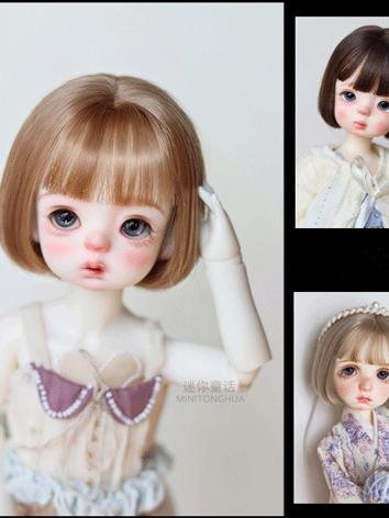 BJD Wig Girl Short Hair for SD/MSD/YOSD Size Ball-jointed Doll