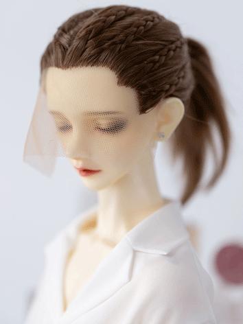 BJD Wig Girl/Boy Brown Brai...