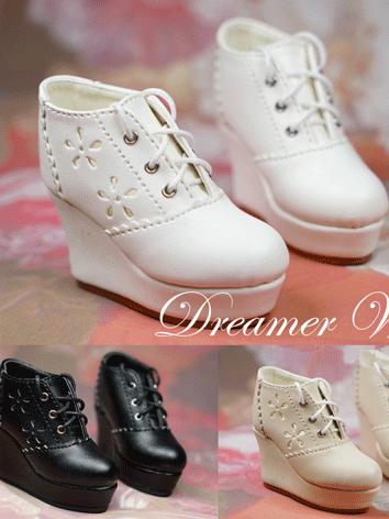 BJD Female/Girl Shoes White...