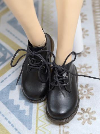 BJD Shoes Black Lace-up Uni...