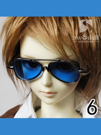 BJD Blue Lens Black Frame M...