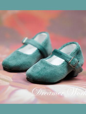 BJD Shoes Hairy Fluffy High Heels for MSD Size Ball Jointed Doll