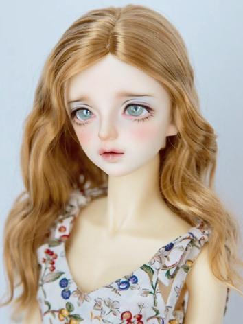 BJD Wig Centre Parting Curl...